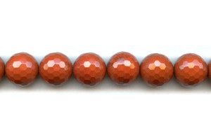 Red Jasper 16mm Faceted Round