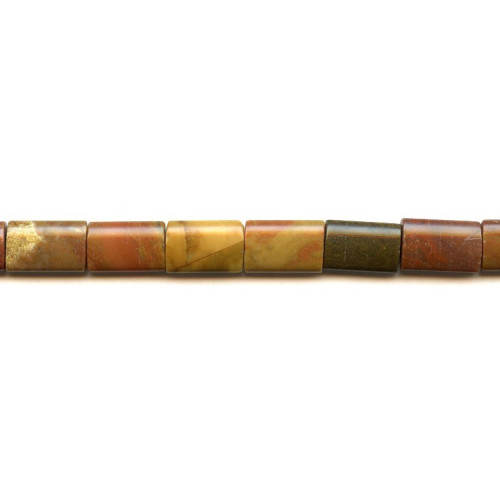 192-1049 Red Jasper <br>10x15 Oval Tube