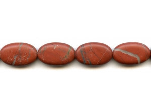 Matte Red Jasper 16x25 Flat Oval