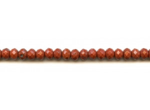 Red Jasper 8mm Faceted Rondell