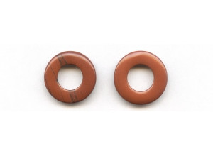 Red Jasper 25mm Donut Pie