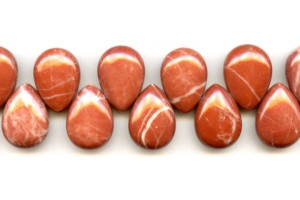 Red Jasper 16x22 Flat Pear Drop