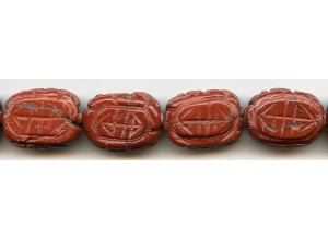 Red Jasper 18x25 Carved Long Life