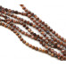 193-1011 Red Tiger Eye <br>10mm Faceted Coin