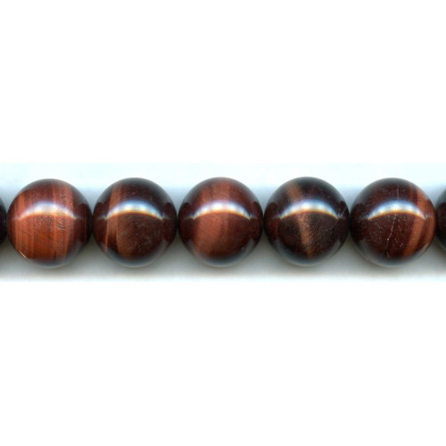 193-1052 Red Tiger Eye <br>20mm Round