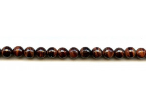 Red Tiger Eye 8mm Faceted Round