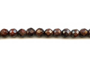 Red Tiger Eye 10mm Faceted Round