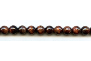 Red Tiger Eye 10mm Faceted Round