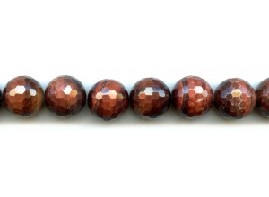 Red Tiger Eye 16mm Faceted Round