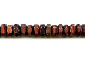 Red Tiger Eye 14x8 Faceted Rondell