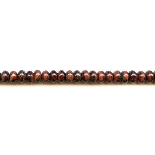 193-1140 Red Tiger Eye <br>8mm Rondell