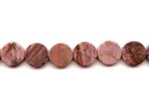 Rhodonite 16mm Dime