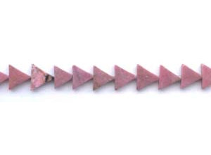 Rhodonite 12mm Triangle