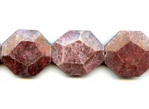 Rhodonite 30x35 Faceted Slab