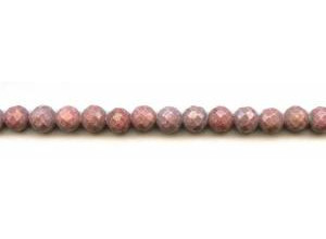 Rhodonite 8mm Faceted Round