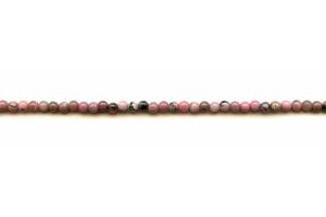 Rhodonite 3mm Round