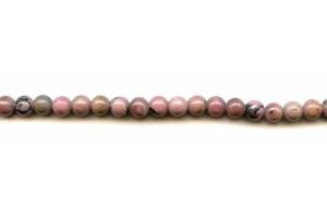 Rhodonite 6mm Round