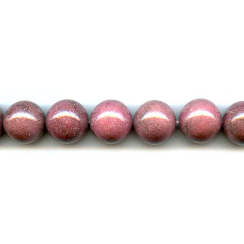 194-1243 Rhodonite <br>18mm Round