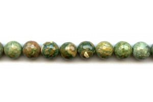 Rhyolite 12mm Faceted Round