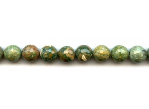 Rhyolite 12mm Faceted Round