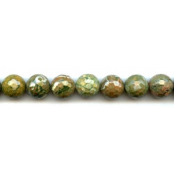 Rhyolite 14mm Faceted Round