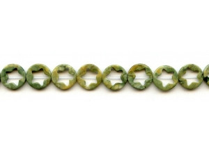 Rhyolite 12mm Star Donut