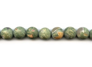 Matte Rhyolite 14mm Round