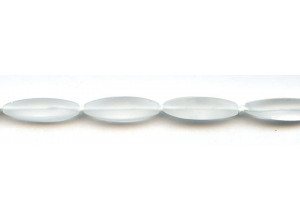 Matte Rock Crystal 8-10x 4-sided Oval