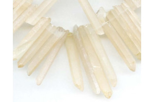 Rock Crystal 20-60x Faceted Point