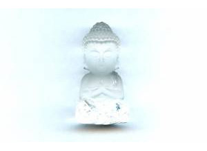 Rock Crystal 50mm Carved Sitting Buddha