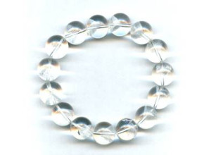 Ice Crystal 14mm Round Bracelet