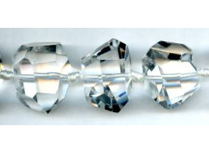 Rock Crystal 30-35mm Faceted Freeform