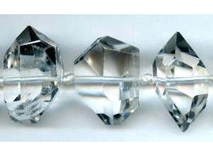 Rock Crystal 35-45mm Faceted Freeform