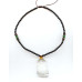 L3475-010 Rock Crystal <br>45x28 Carved Pendant