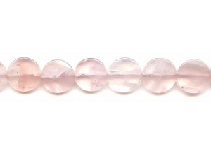 Rose Quartz 16mm Dime