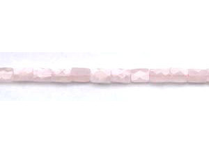 Rose Quartz 6x9 Faceted Flat Rectangle