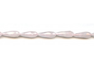 Rose Quartz 7x20 Faceted Teardrop