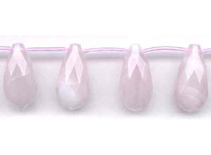 Rose Quartz 16x32 Teardrop Briolette