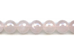 Rose Quartz 18mm Faceted Round