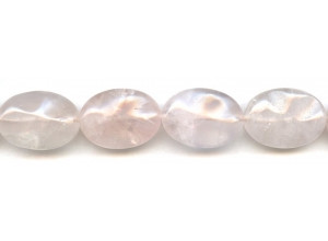 Rose Quartz 18x25 Waved Flat Oval