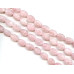 198-1351 Rose Quartz <br>17x23 Carved Flat Oval