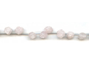 Rose Quartz 10mm Flower