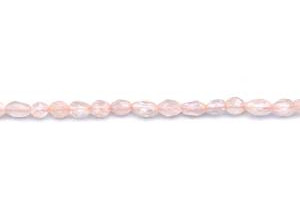 Rose Quartz 5x7 Faceted Flat Oval