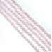 198-1464 Rose Quartz <br>8x10 Faceted Flat Oval