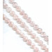 198-1553 Rose Quartz <br>20mm Waved Coin