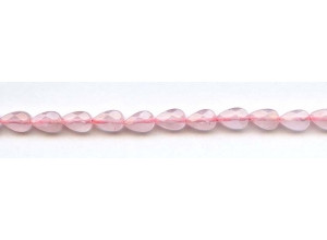 Rose Quartz 6x9 Faceted Flat Pear