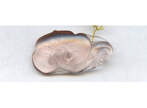 Rose Quartz 56x28 Carved Pendant