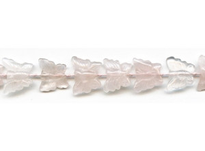 Rose Quartz 14-15x Butterfly