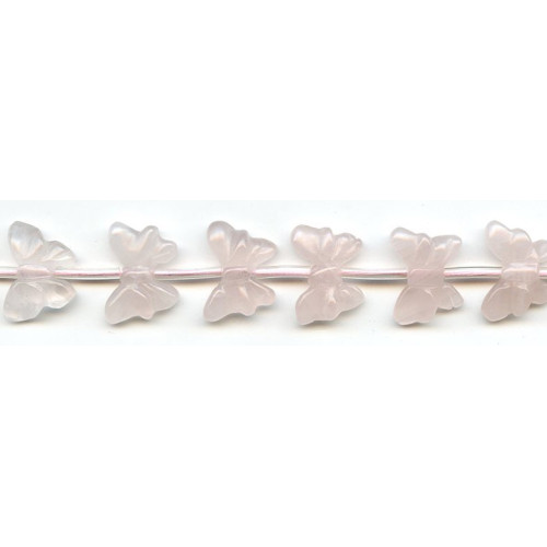 198-1607 Rose Quartz <br>18-20x Bows