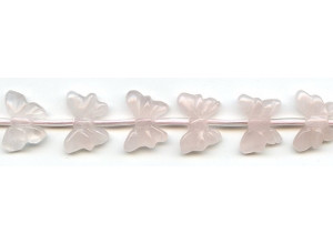 Rose Quartz 18-20x Bows